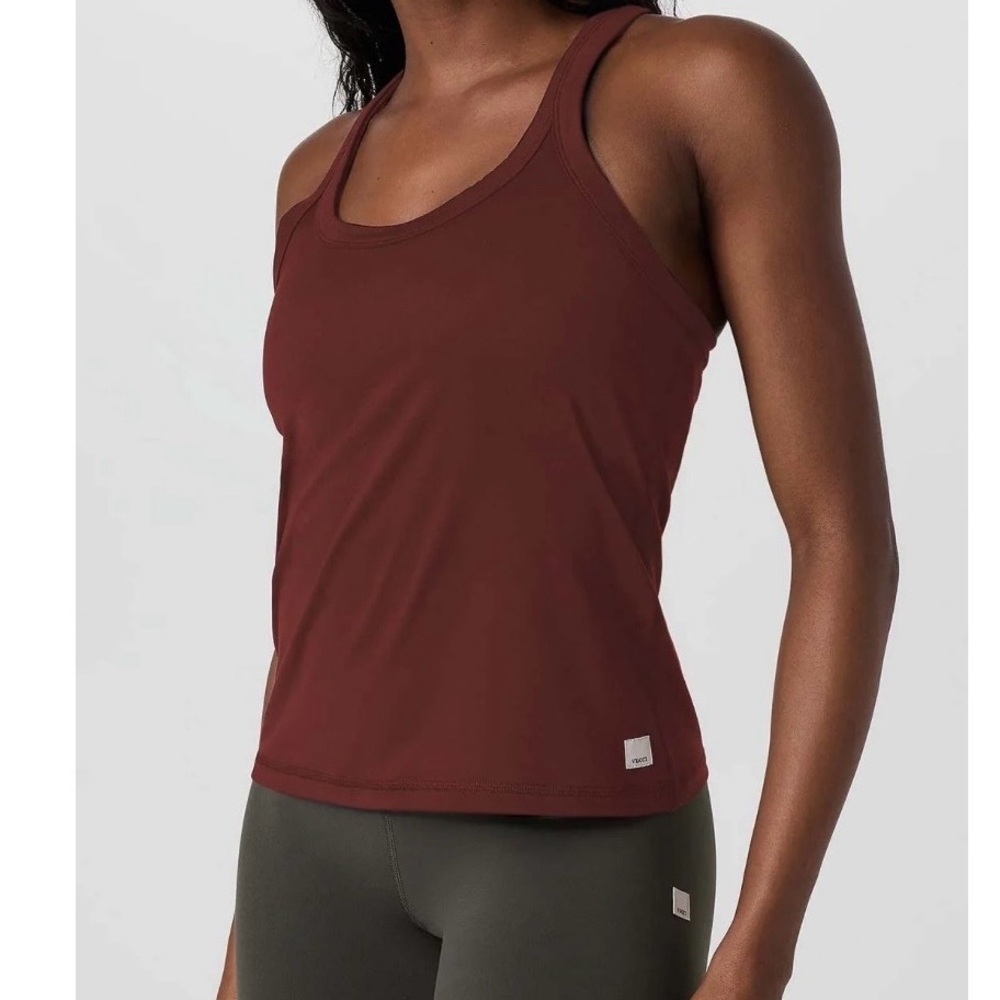 vuori sleeveless Lux racer back tank top